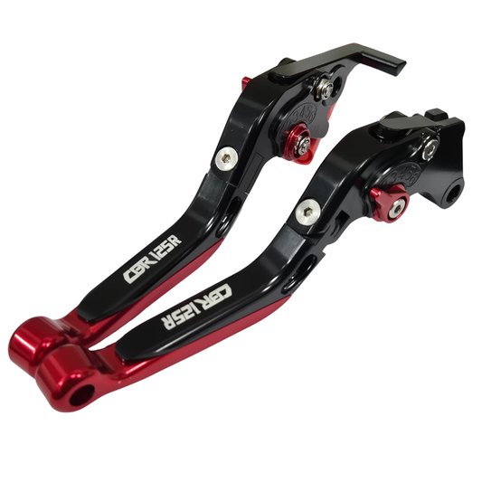 Honda CBR 125 R 2004-2023 | Adjustable Clutch Brake Lever Set Red / Black