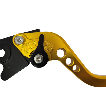 Short Gold Clutch & Brake Levers For Honda CB125R 2019-2025
