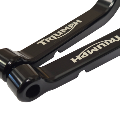 Long Black Clutch & Brake Levers Triumph 1200 / Speed Twin / Thruxton R + More