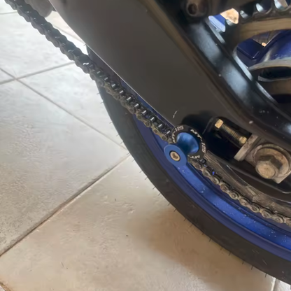 Yamaha MT-125 2014-2026 Blue Rear Swingarm Spools Paddock Stand Bobbins