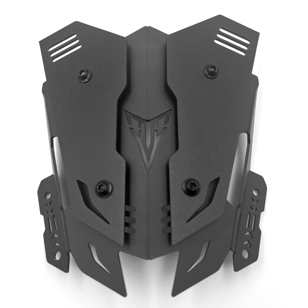 Aluminium Small Windscreen Windshield Screen - Yamaha MT-125 2020-2026