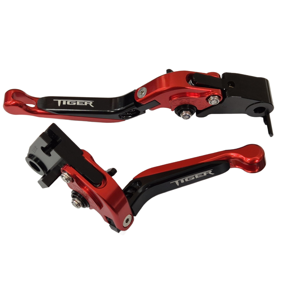 Triumph Tiger 900 rally Pro 2020-2025 | Red / Black Clutch & Brake Levers Set