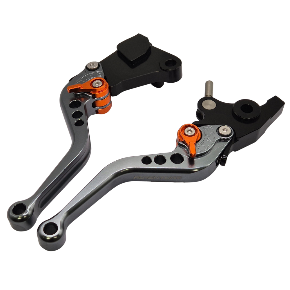 KTM 890 R/S Adventure 2019-2025 Short Clutch & Brake Lever Set - Titanium