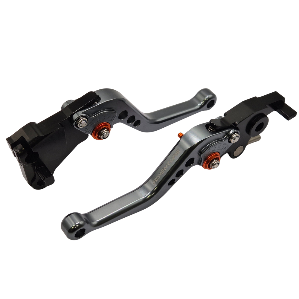 KTM 890 R/S Adventure 2019-2025 Short Clutch & Brake Lever Set - Titanium