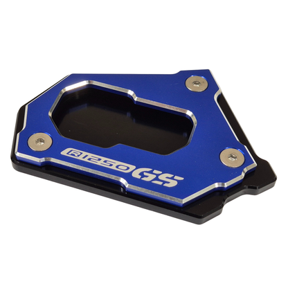 Blue Side Stand Kickstand Shoe Extender - BMW R1250 GS R 1250 GS R Rallye 17-23