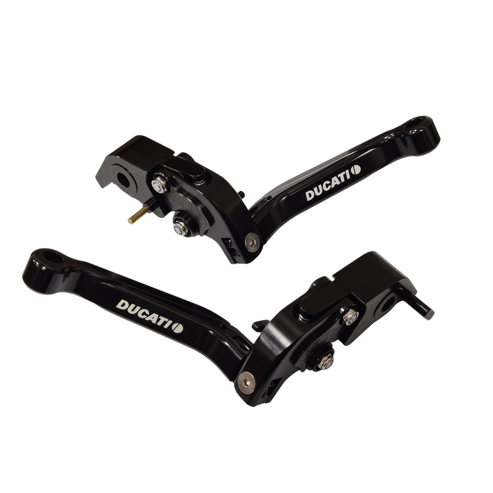 Adjustable Black Clutch & Brake Levers Ducati Panigale / Steetfighter V2 20-24