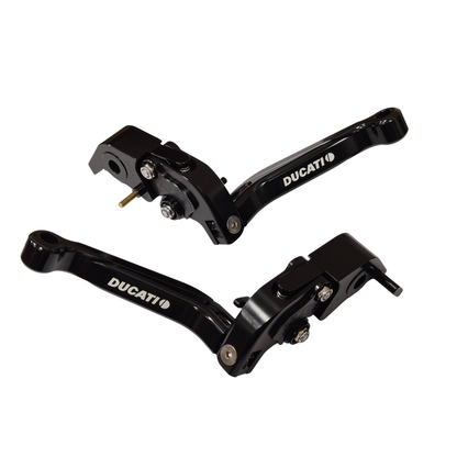Adjustable Black Clutch & Brake Levers Ducati Panigale / Steetfighter V2 20-24