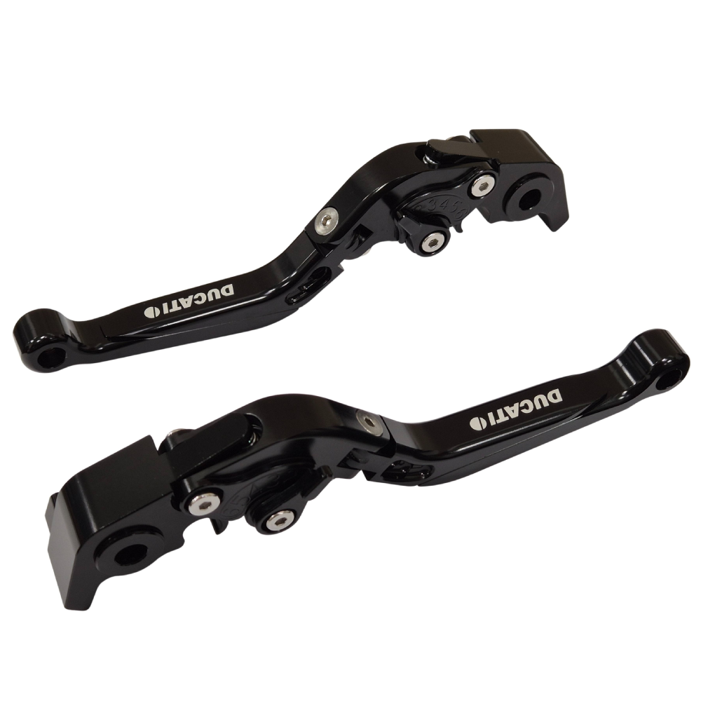 Adjustable Black Clutch & Brake Levers Ducati Panigale / Steetfighter V2 20-24