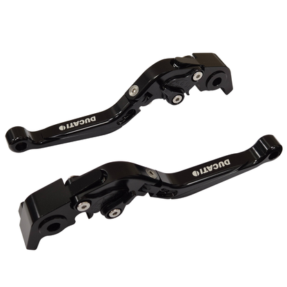 Adjustable Black Clutch & Brake Levers Ducati Panigale / Steetfighter V2 20-24