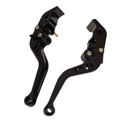 CNC Short Black Clutch & Brake Levers For Ducati Panigale V4/S/R 2018-2024