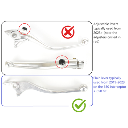 Adjustable Brake & Clutch Levers Set Royal Enfield GT 650 interceptor 2019-2023