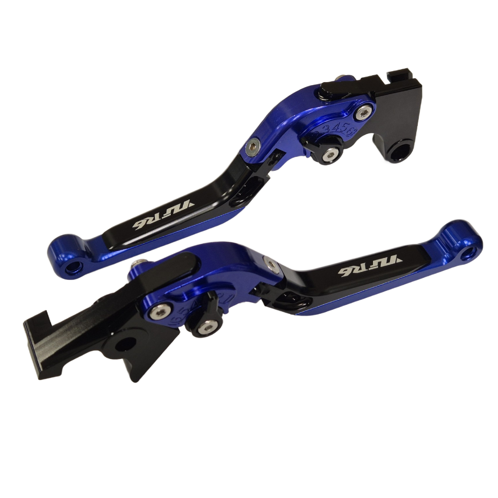 YAMAHA YZF-R6 1999-2004 Blue/Black Addjustabl Extendable Brake & Clutch Levers