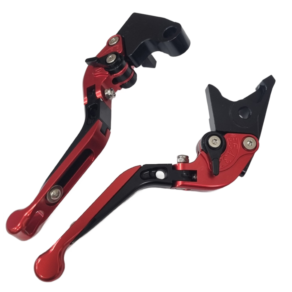 Red Adjustable Clutch & Brake Levers - Triumph Tiger 800 XC / XCX / XR /XRX