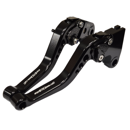 Short Black Clutch & Brake Levers Triumph 675 Street Triple R / RX 2009-2016