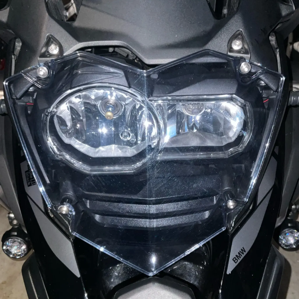 Front Glass Acrylic Headlight Guard BMW R1200GS / 1250GS Adventure LC 2013-2023