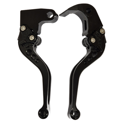 Short Black Clutch & Brake Levers Triumph 675 Street Triple R / RX 2009-2016