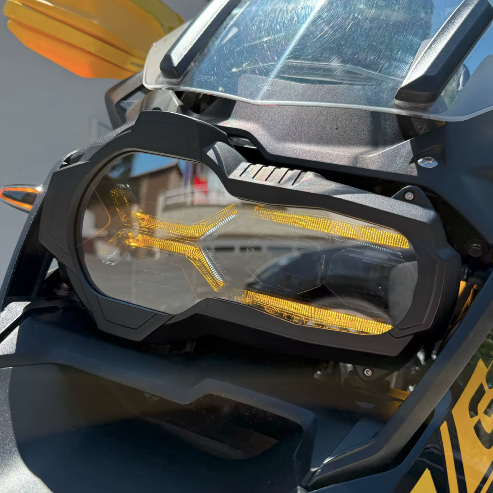 Reflective Front Headlight Guard - BMW R1200GS LC R1250GS Adventure 2018-2024