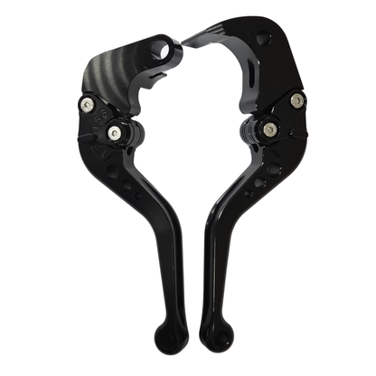 CNC Suzuki GSX-S1000 / F 2015-2020 Short Clutch Brake Lever Set - Black/Black