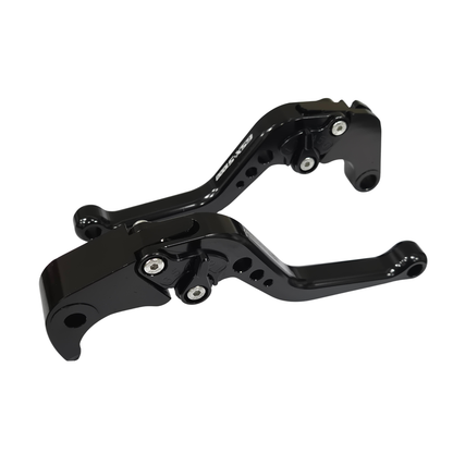 CNC Suzuki GSX-S1000 / F 2015-2020 Short Clutch Brake Lever Set - Black/Black