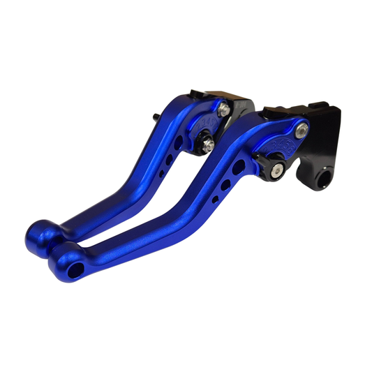 Short Blue Clutch & Brake Levers For Yamaha YZF-R1 2004-2008