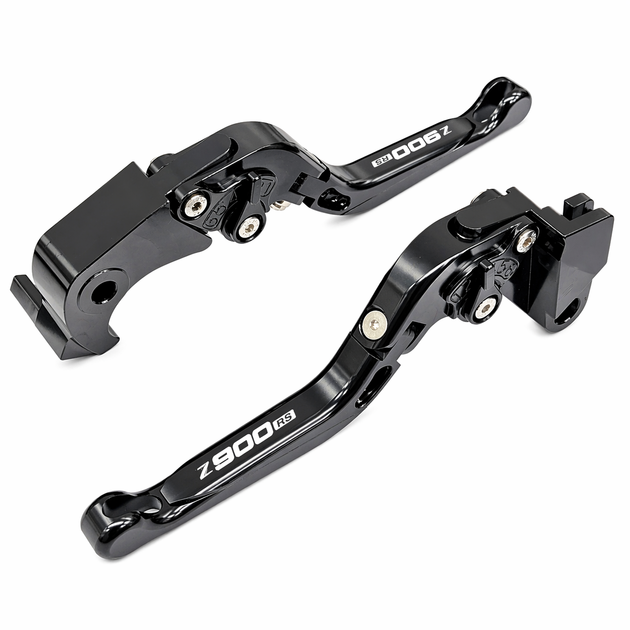 Black Adjustable Brake & Clutch Levers - Kawasaki Z900 RS Z900RS 2017-2026