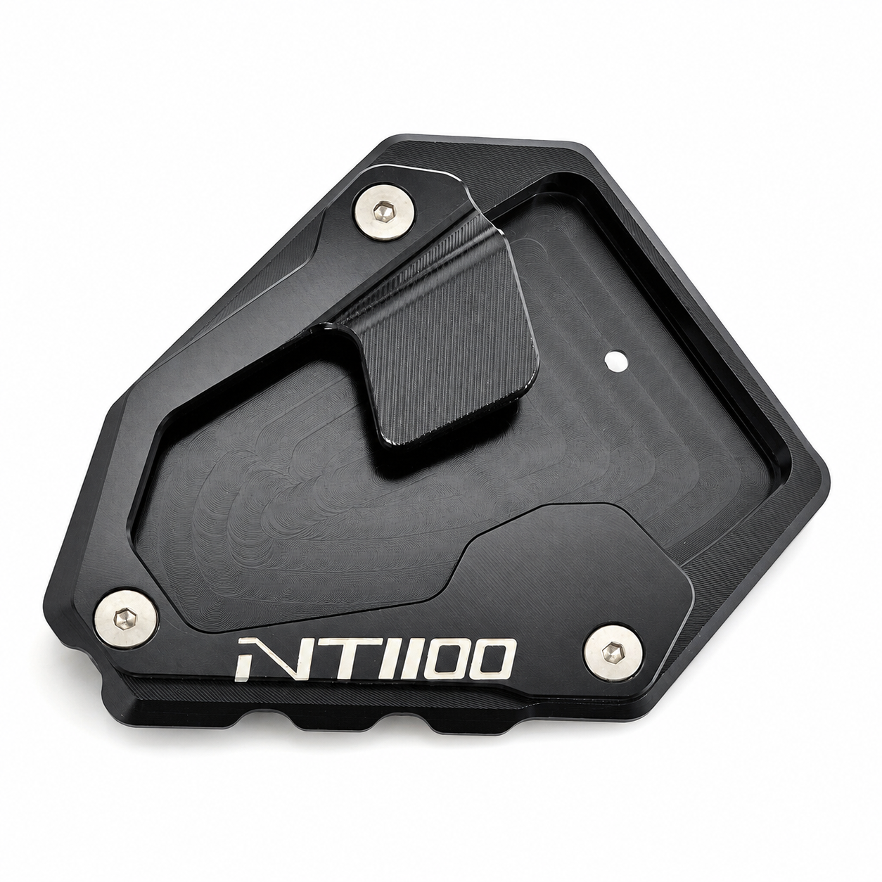 Black Side Stand Kickstand Shoe Extender - Honda DCT NT 1100 2022-2026