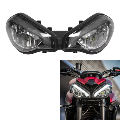 LED Headlight Assembly Fits For Triumph Street Triple 765R/RS 23-26 1200RS 21-26