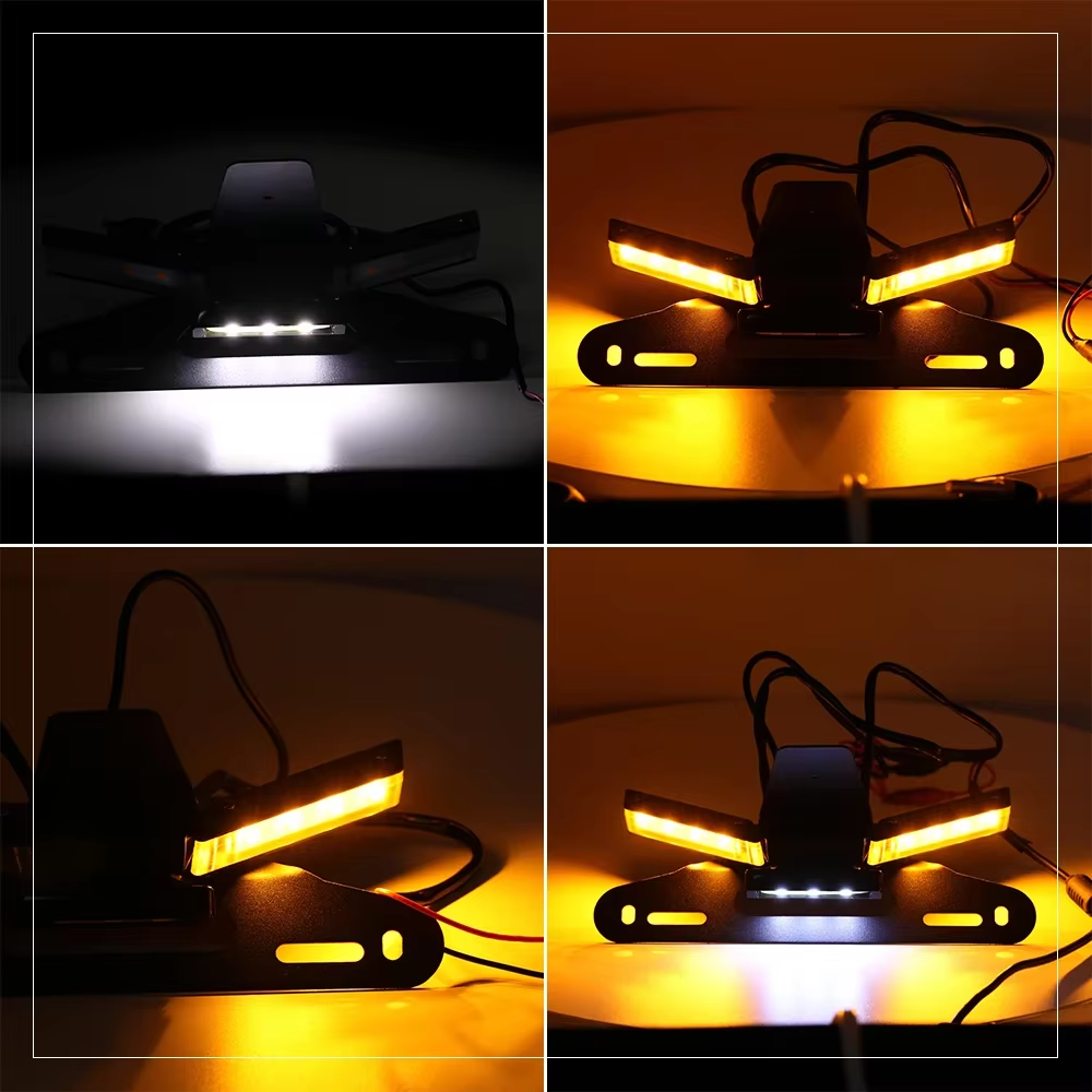 Motorcycle Tail Tidy Mount License Plate LED Ducati Streetfighter V4 / V4S / V2