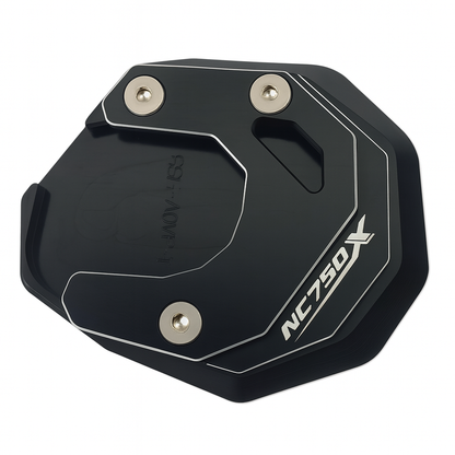 Black Side Stand Kickstand Shoe Extender - Honda NC750X 2021-2024