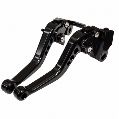 Short Black Clutch & Brake Levers For Kawasaki Z900 2025-2026