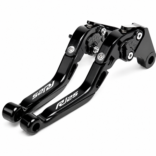Yamaha YZF-R125 2012-2013 Adjustable Clutch Brake Lever Set - Black/black