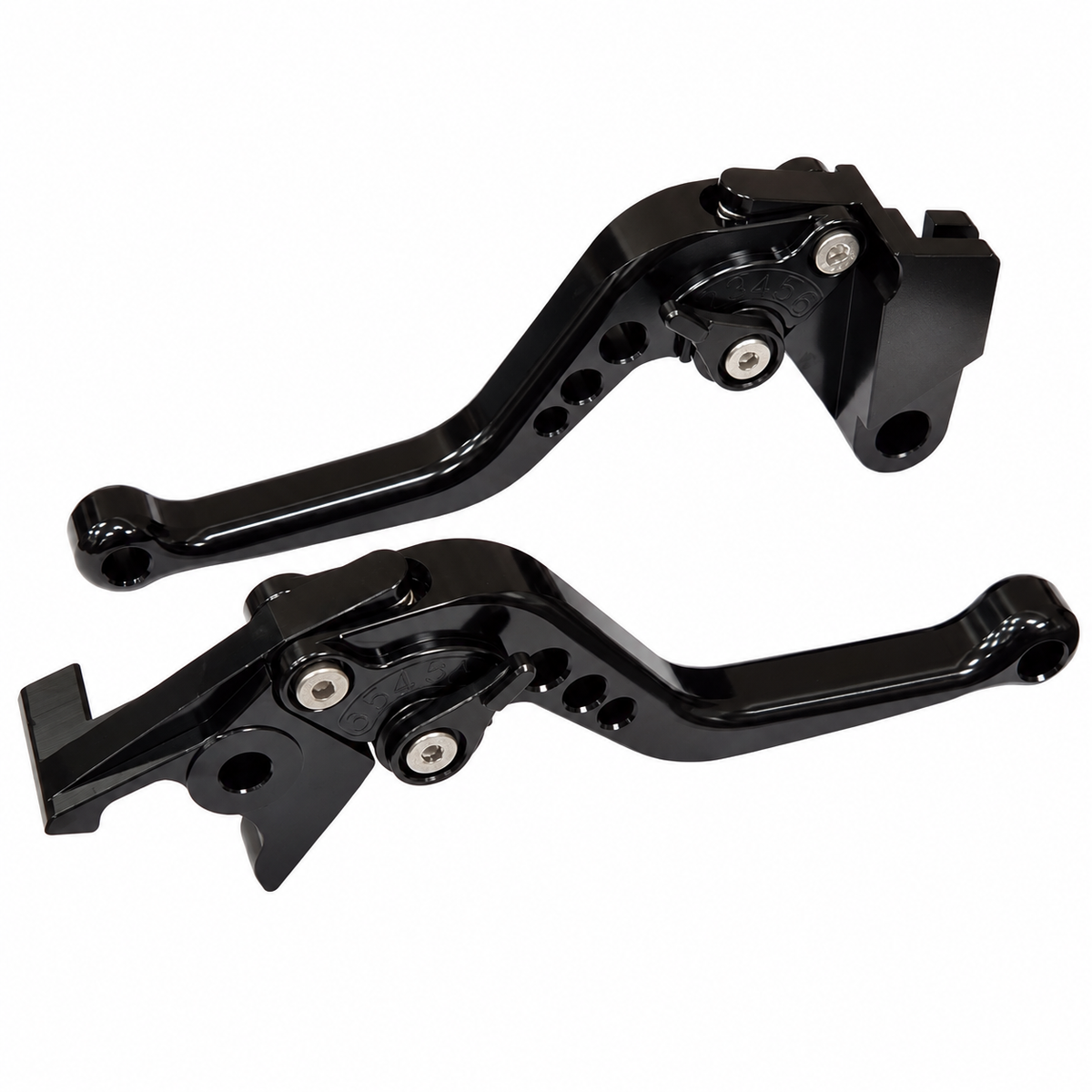 Short Black Clutch & Brake Levers For Kawasaki Z900 2025-2026