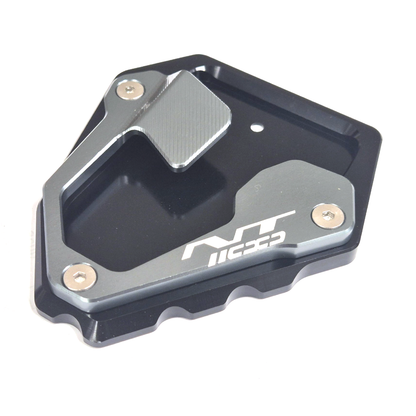 Grey / Black Side Stand Kickstand Shoe Extender - Honda DCT NT 1100 2022-2026