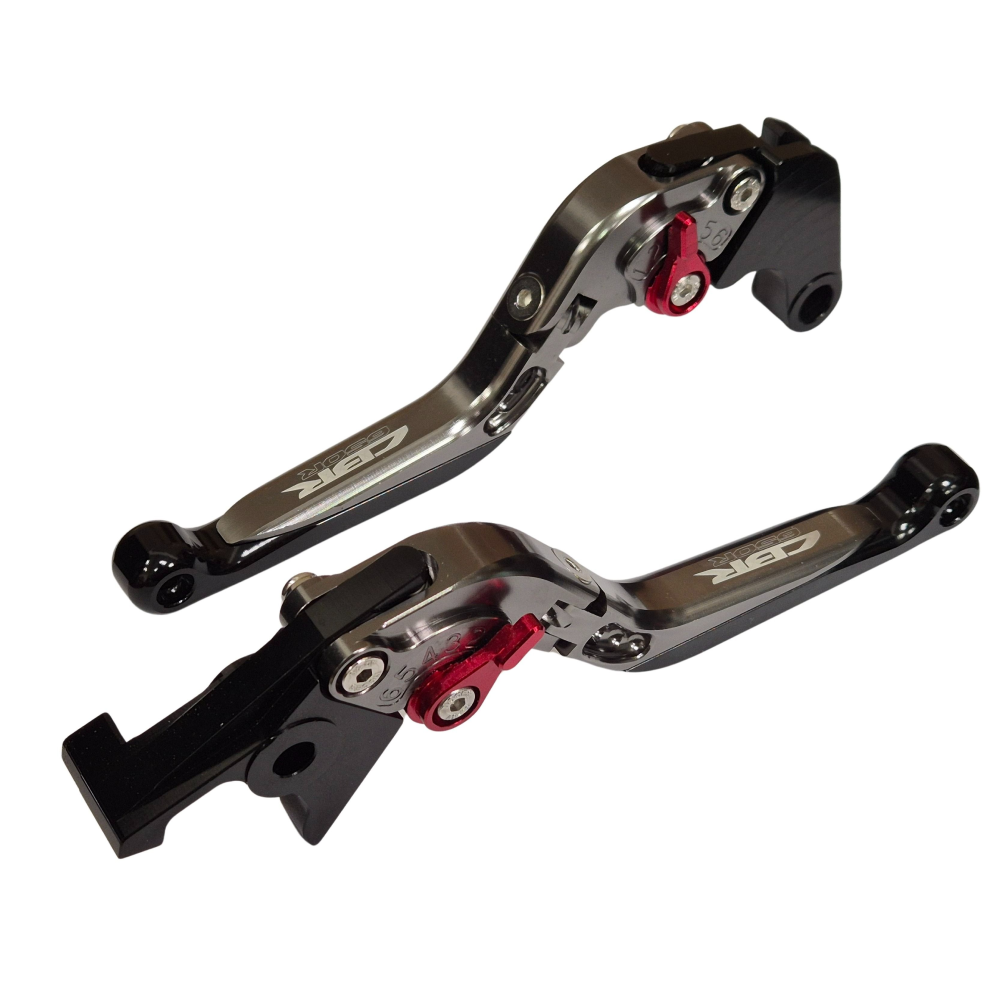 Honda CBR 650 R 2018-2026 | Adjustable Clutch Brake Lever Set Titanium / Black