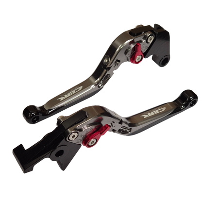 Honda CBR 650 R 2018-2026 | Adjustable Clutch Brake Lever Set Titanium / Black