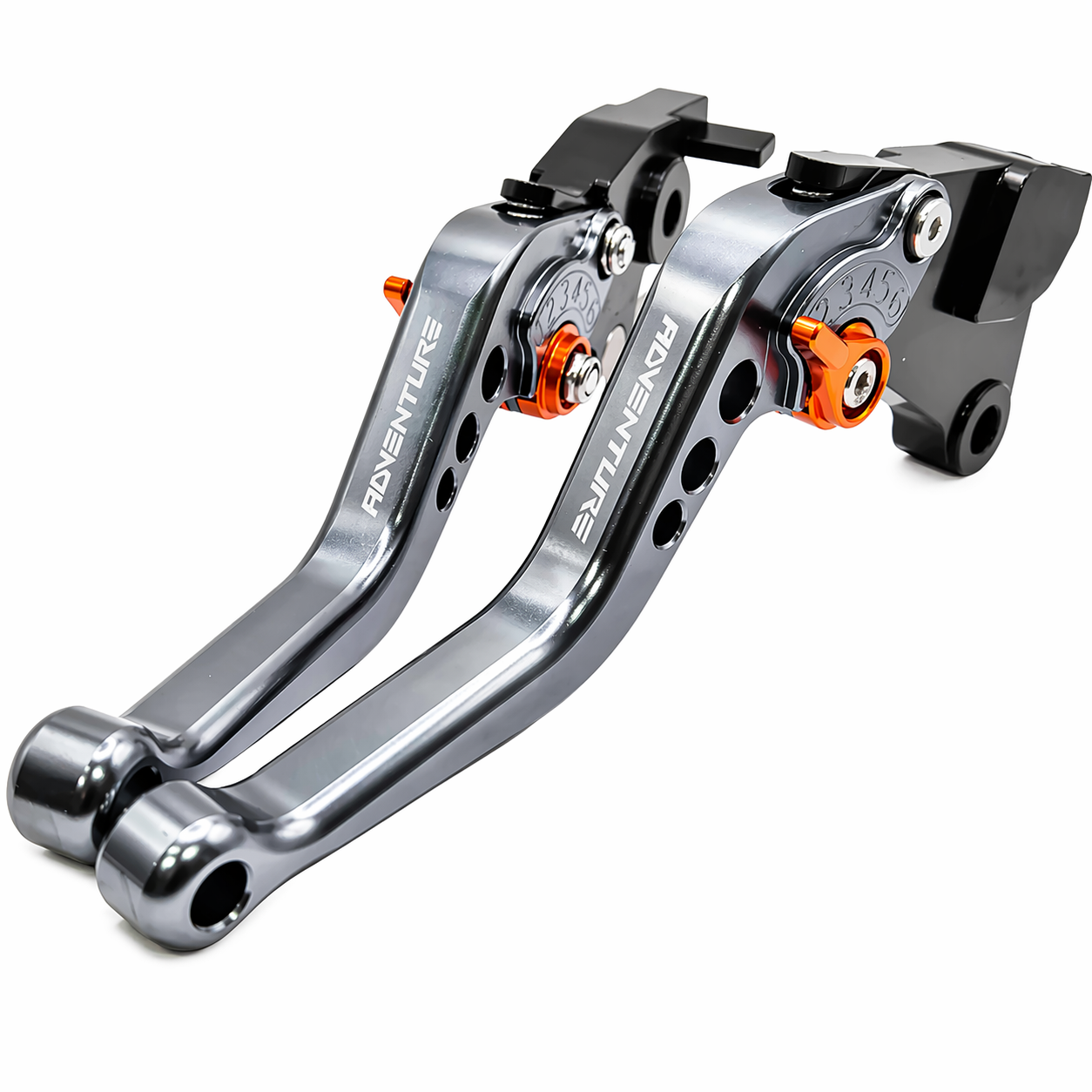KTM 790 R / S Adventure 2019-2026 Short Clutch & Brake Lever Set - Titanium
