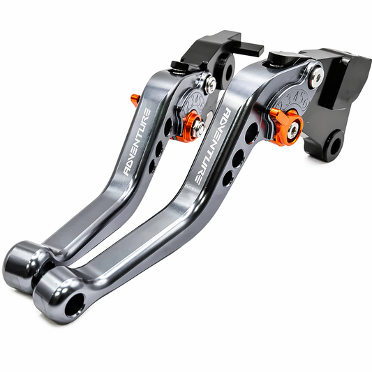 KTM 890 R/S Adventure 2019-2026 Short Clutch & Brake Lever Set - Titanium