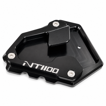 Black Side Stand Kickstand Shoe Extender - Honda DCT NT 1100 2022-2026