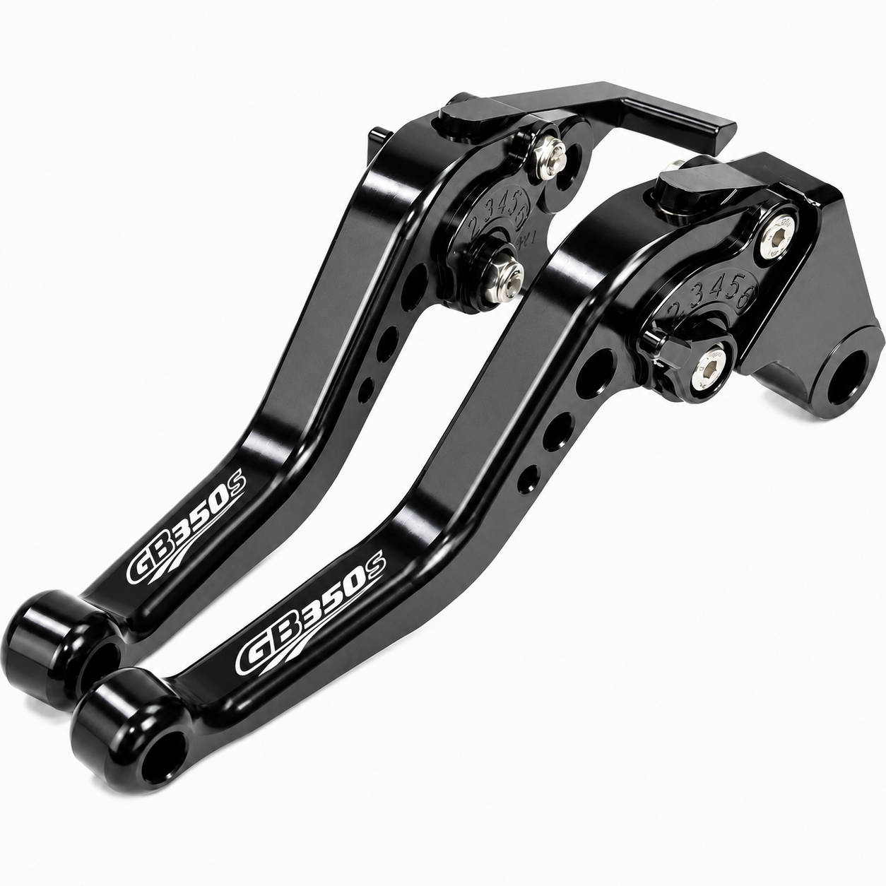 Shorty Short Black Clutch & Brake Levers Honda GB350S 2024-2026