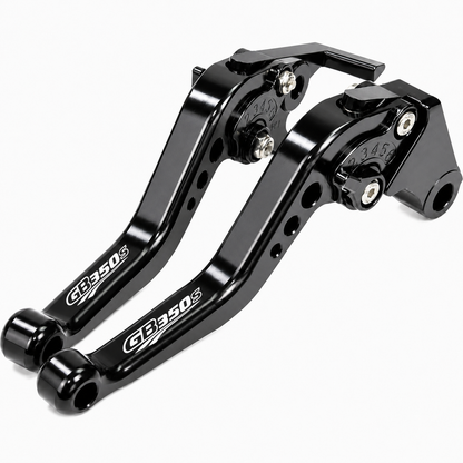 Shorty Short Black Clutch & Brake Levers Honda GB350S 2024-2026