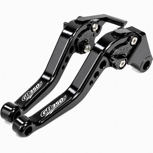 Shorty Short Black Clutch & Brake Levers Honda GB350S 2024-2026