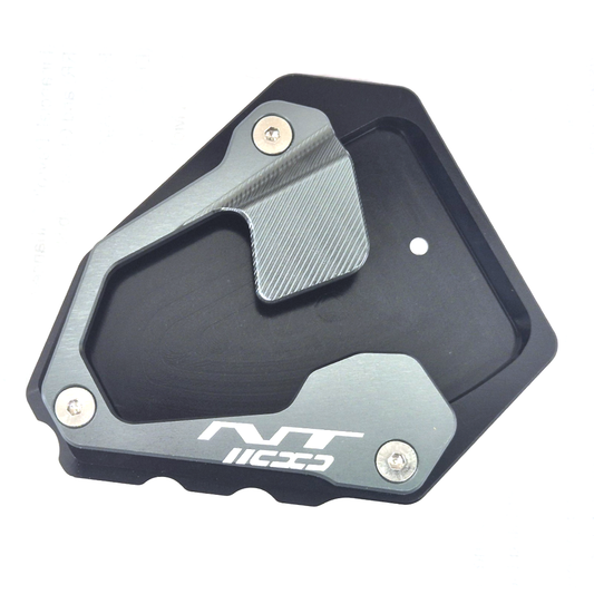 Grey / Black Side Stand Kickstand Shoe Extender - Honda DCT NT 1100 2022-2026
