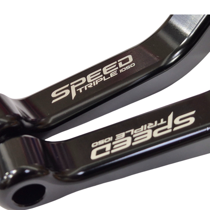 Short Black Clutch & Brake Lever - Triumph Speed Triple 1050 2011-2015