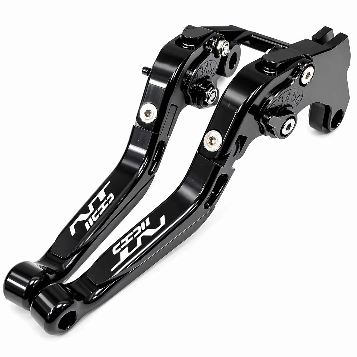 Extendable Clutch Brake Lever Set Black / Black - Honda NT1100 2022-2026