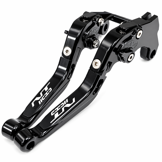 Extendable Clutch Brake Lever Set Black / Black - Honda NT1100 2022-2026