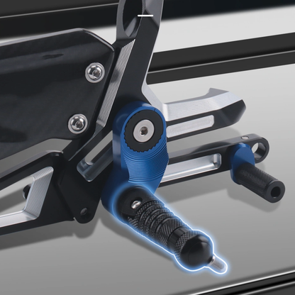 BMW S1000RR / M1000RR Rearsets Foot Pegs Pedal Heel Guard (2019–2026)