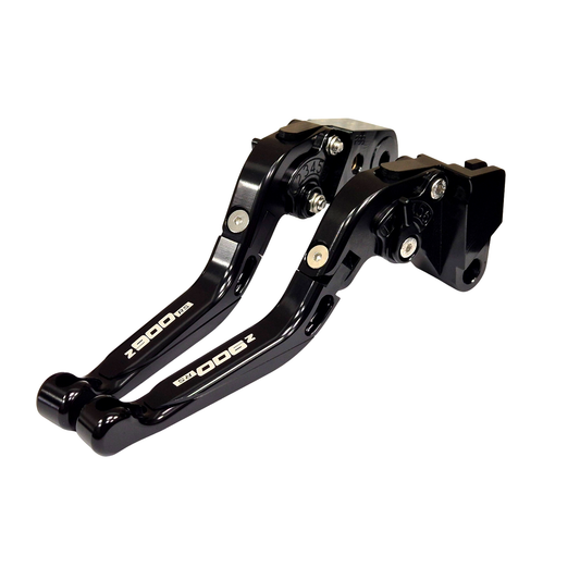 Black Adjustable Brake & Clutch Levers - Kawasaki Z900 RS Z900RS 2017-2026