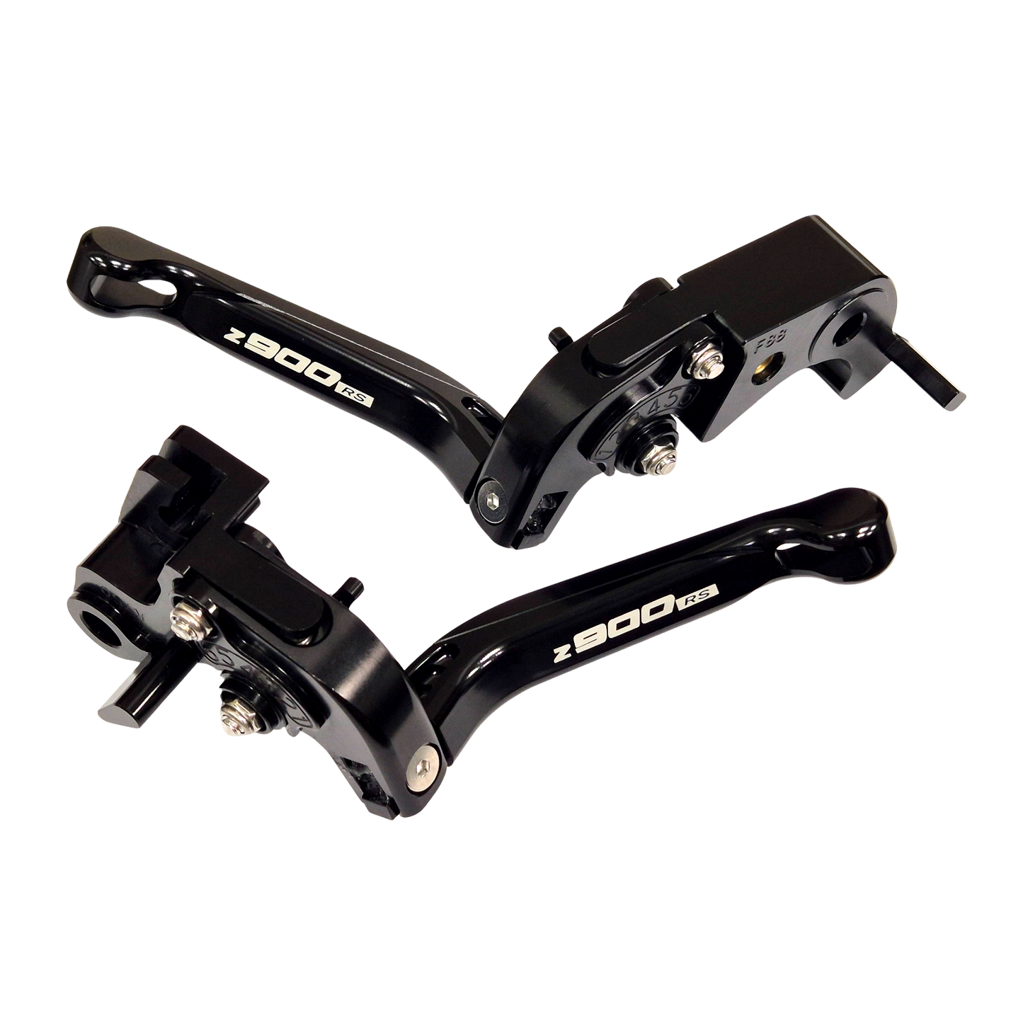 Black Adjustable Brake & Clutch Levers - Kawasaki Z900 RS Z900RS 2017-2026