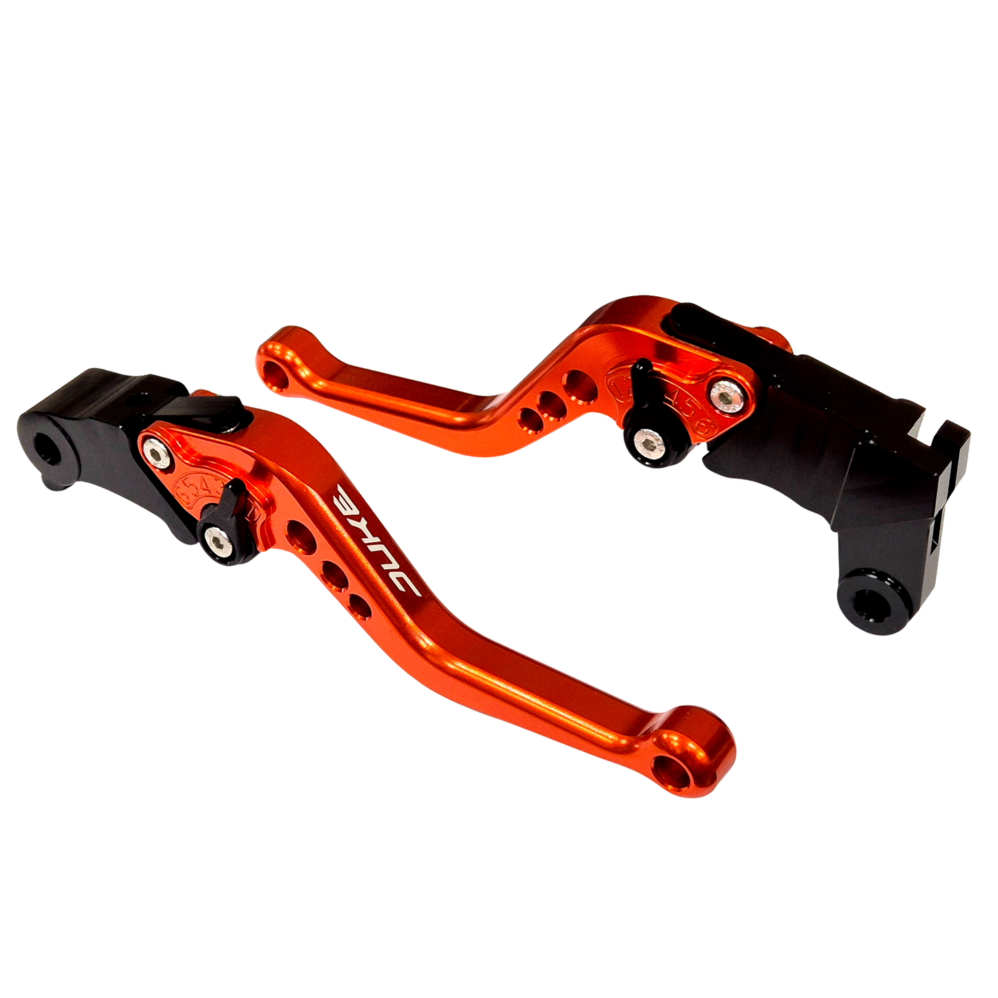 KTM 790 Duke 2018-2026 ORANGE SHORT ADJUSTABLE BRAKE & CLUTCH LEVER SET