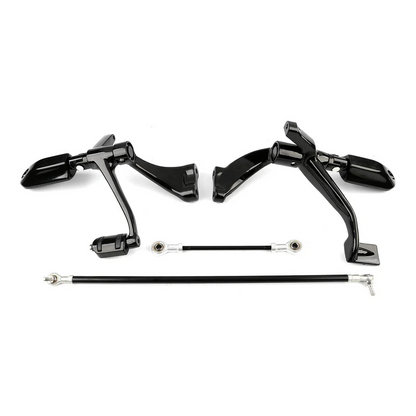 Black Forward Controls Kit Fit Harley Sportster XL 883 1200 2004-2013
